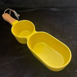 Yellow Retro Style Chip & Dip Paddle from Anthropologie.
